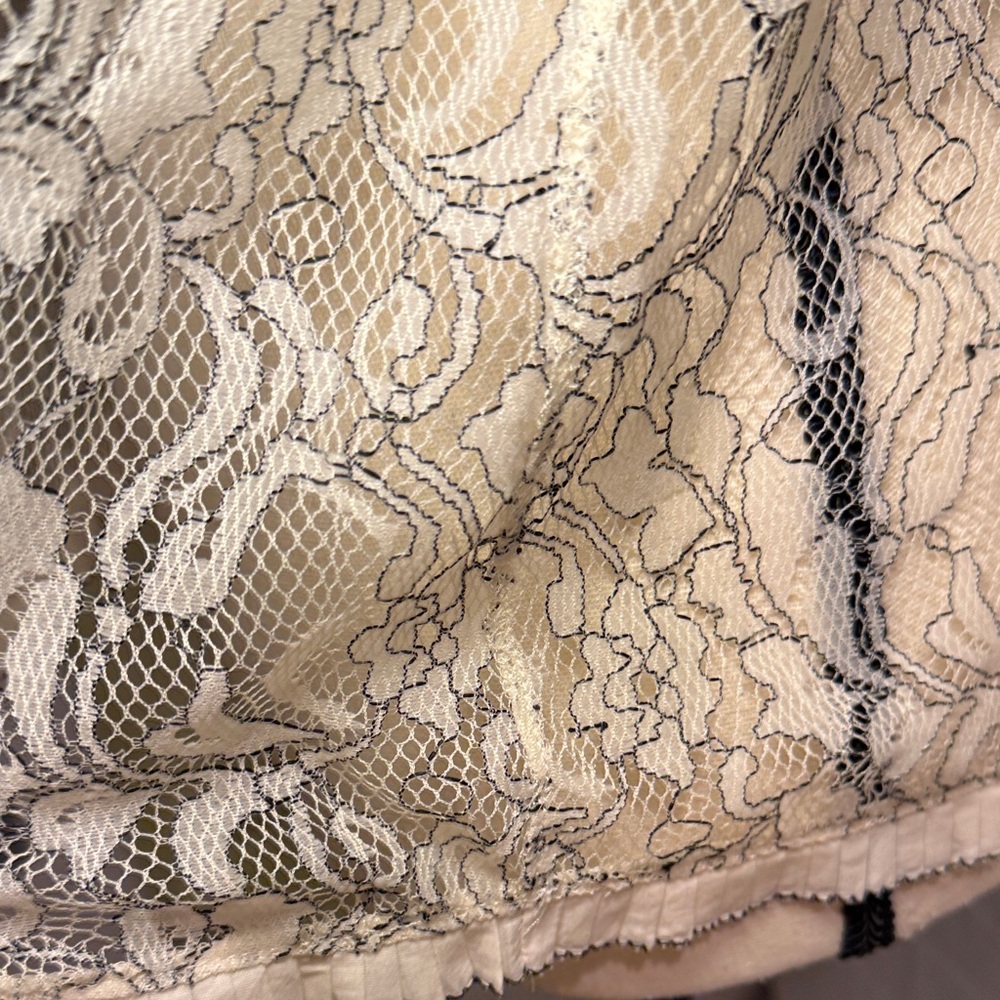 LOFT Cream Lace Blouse - Picture 12 of 16
